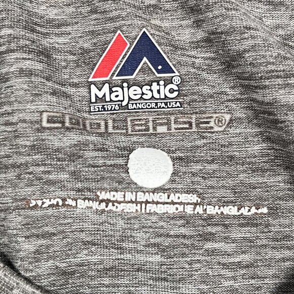 Majestic Toronto Raptors Coolbase Grey Long Sleeve T-Shirt Size XL - Picture 3 of 4